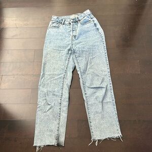 pacsun straight leg high rise jeans